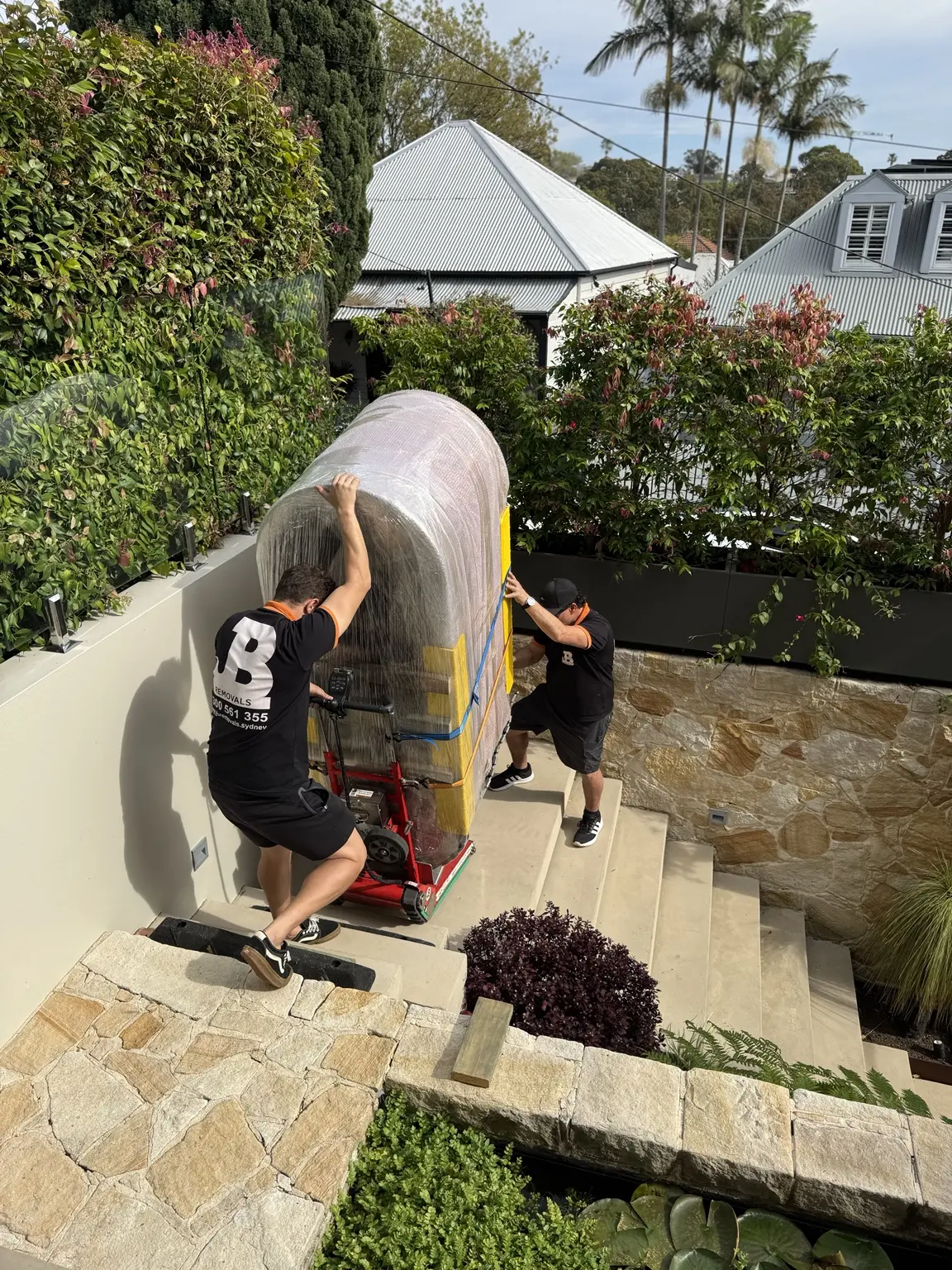 250kg Ice Bath Stair Delivery project view 1