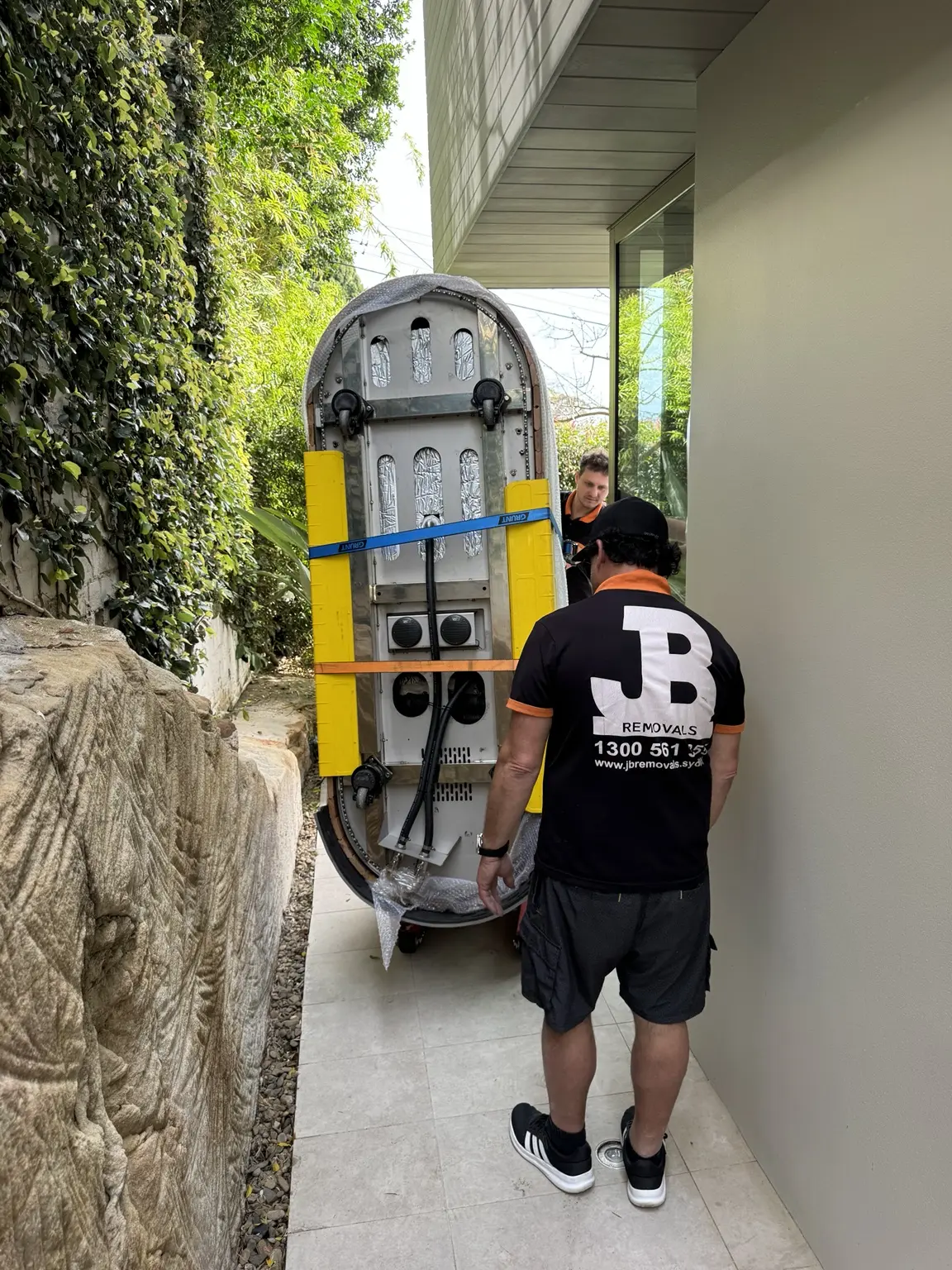250kg Ice Bath Stair Delivery project view 3