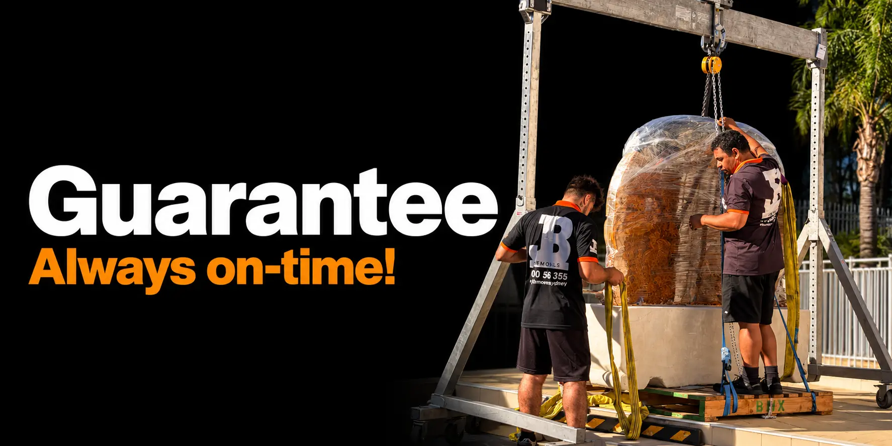 Guarantee — Always on-time!